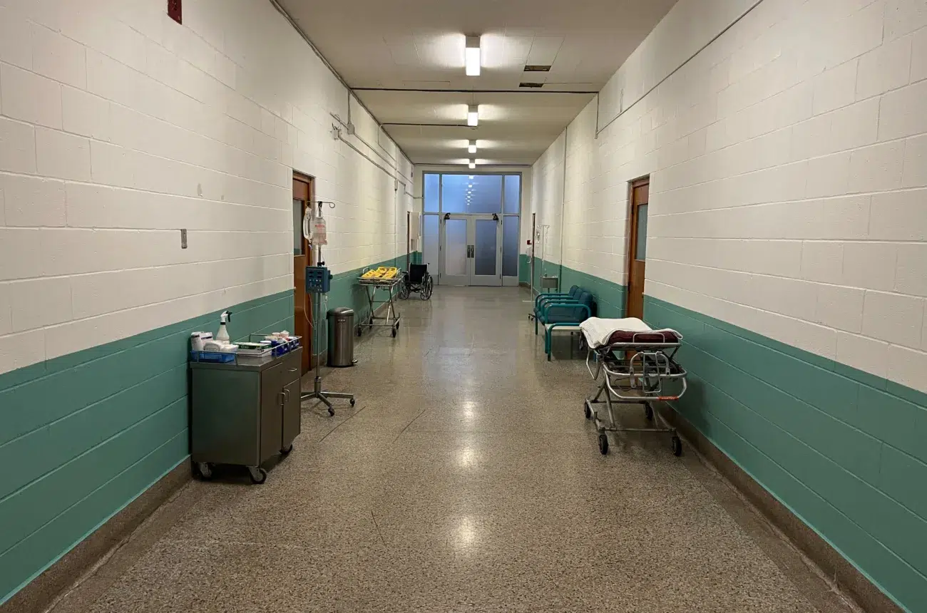 Hospital Retro Hallway