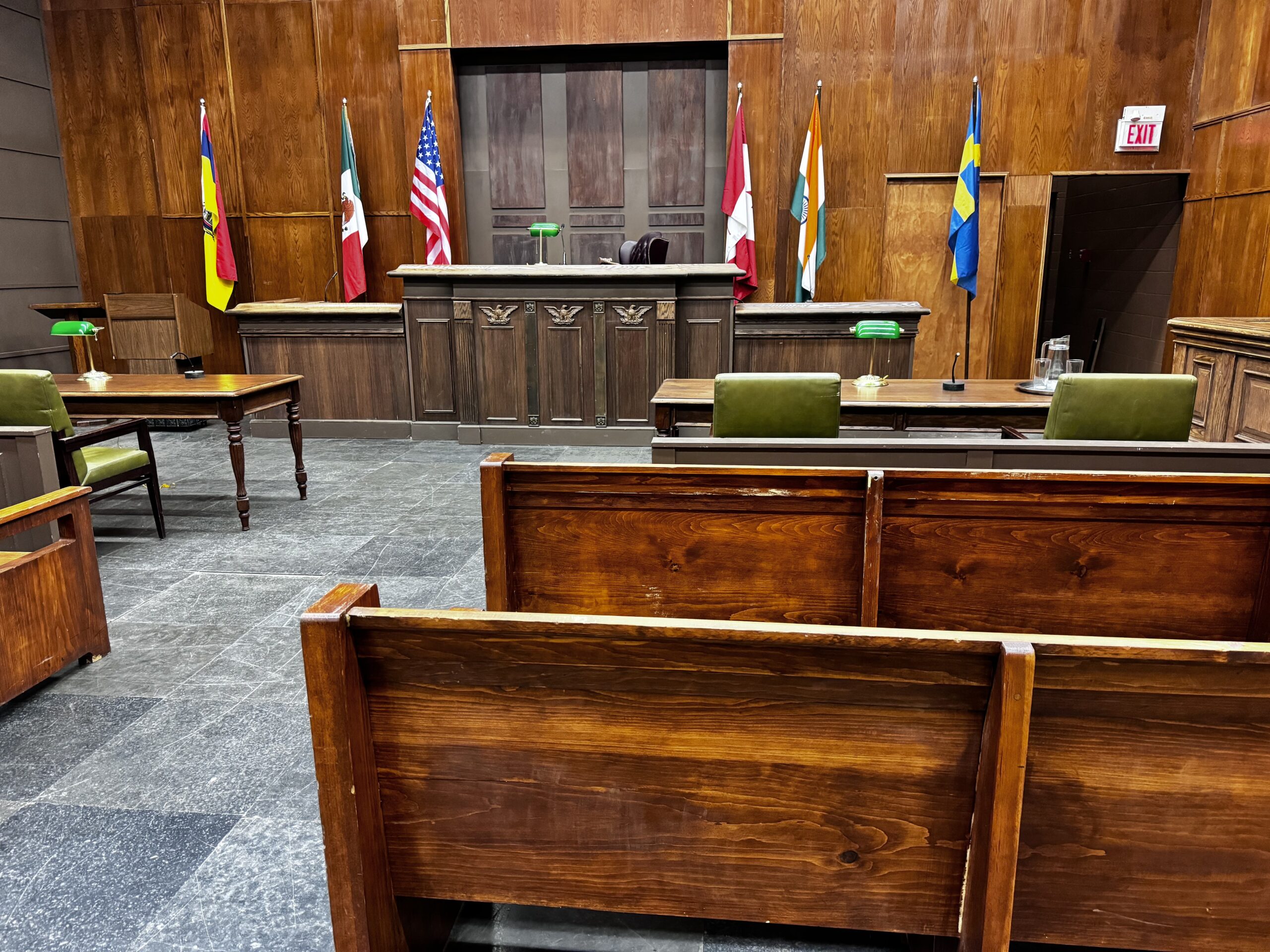 Courtroom — Grand — standing set at Digital Canaries