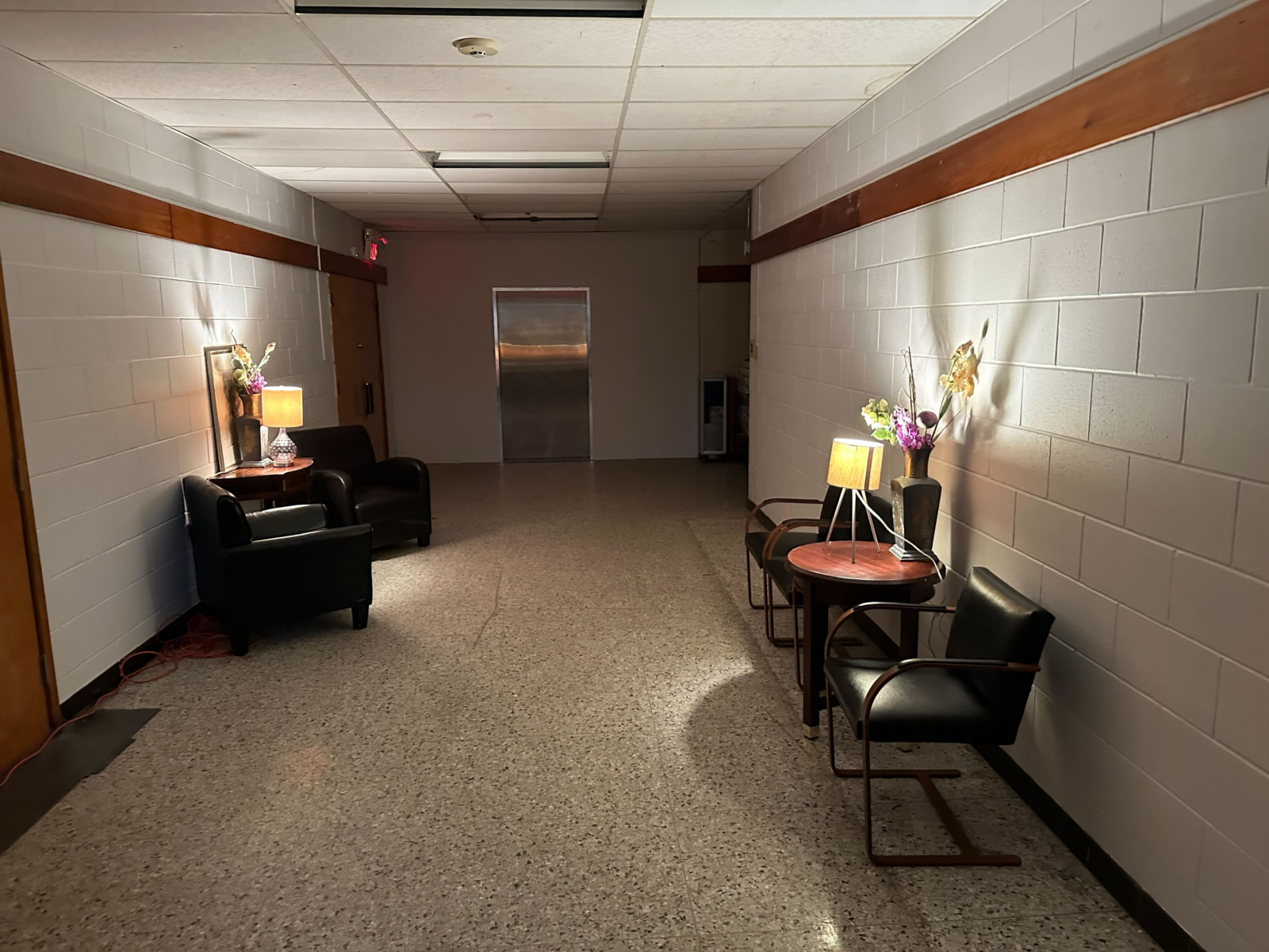 Elevator — standing set at Digital Canaries