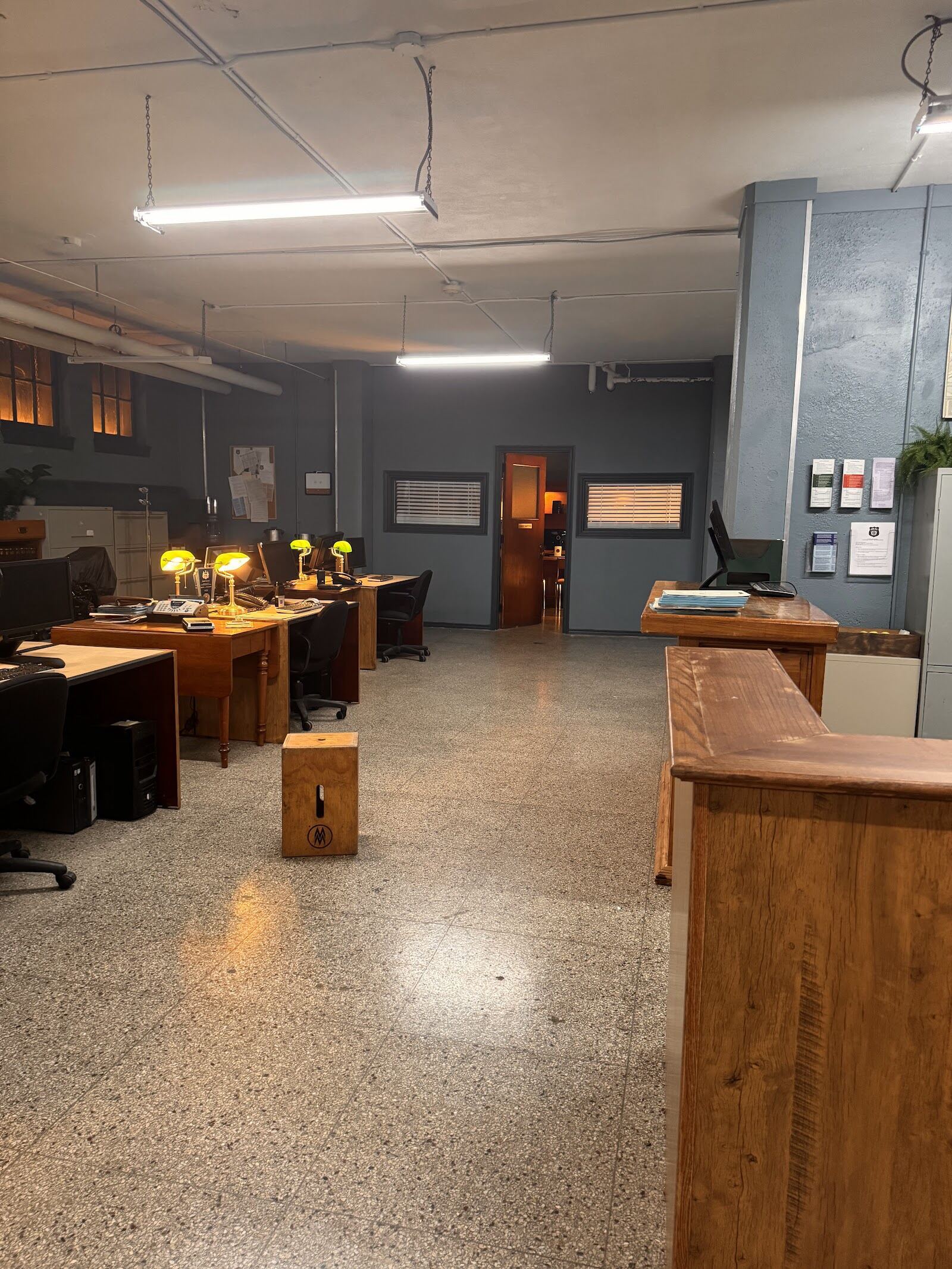 Police Bullpen — angle 2